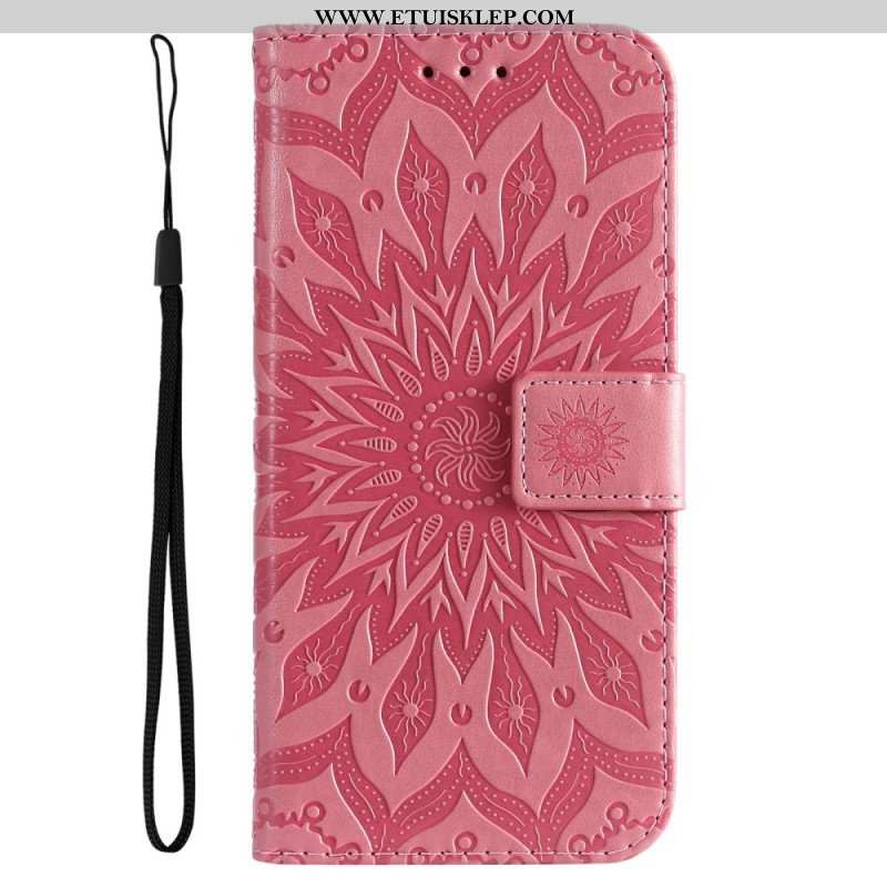 Etui Folio do Samsung Galaxy A14 / A14 5G Mandala Sun Ze Smyczą